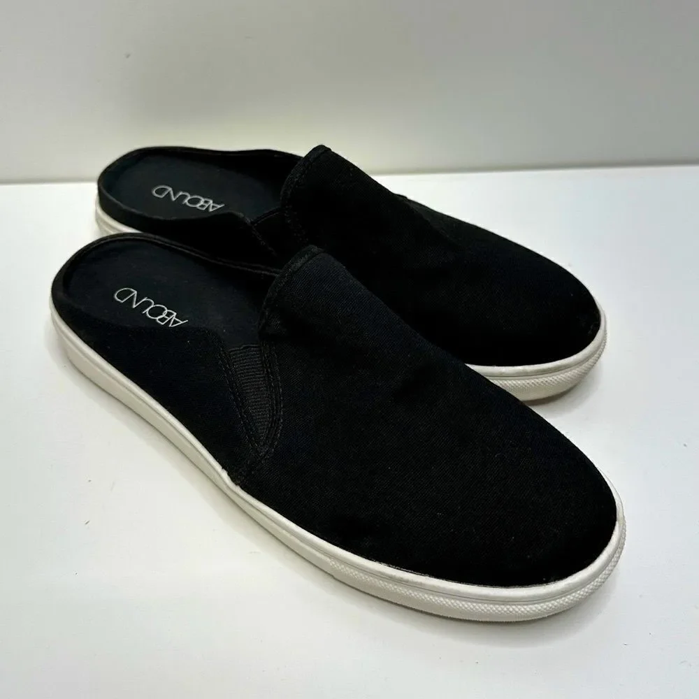 Abound‎ Women’s Slide On Black Sneaker Shoes Size 7